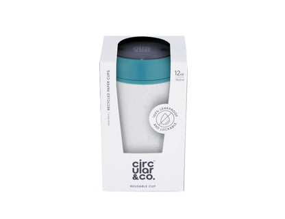 Koffiebeker - Circular Cup - Grijs/Groen - 340 ml