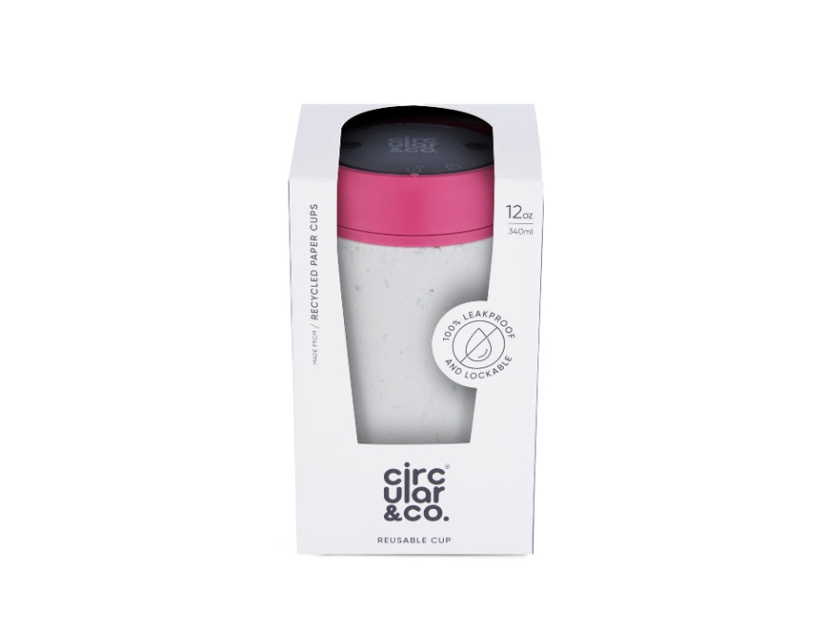 Koffiebeker - Circular Cup - Grijs/Groen - 340 ml