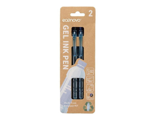 Gelpennen - Blauw en Zwart - 0.7MM - 2 Stuks